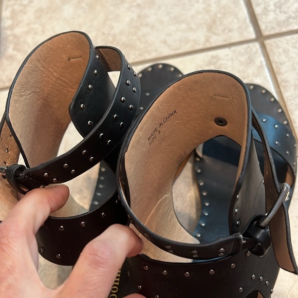 🔥🔥FIRE SALE 🔥🔥BOHME Black studded EUC Sandals - Picture 8 of 9